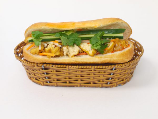 Vancouver Vegan Tofu Banh Mi Sandwich