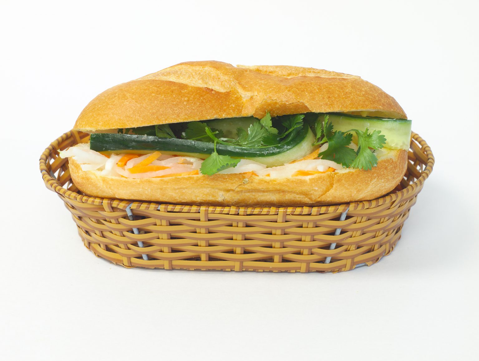 Classic Vietnamese Veggie Sandwich Ba Le Banh Mi